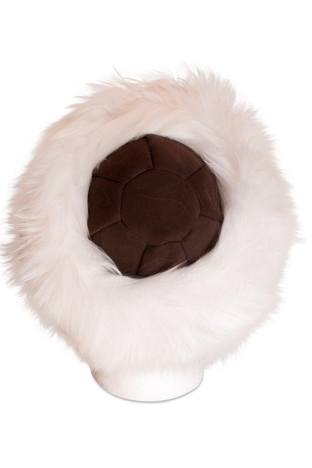 Nordvek Nordvek Women's Classic Cossack Style Sheepskin Hat in Dark Brown - 2