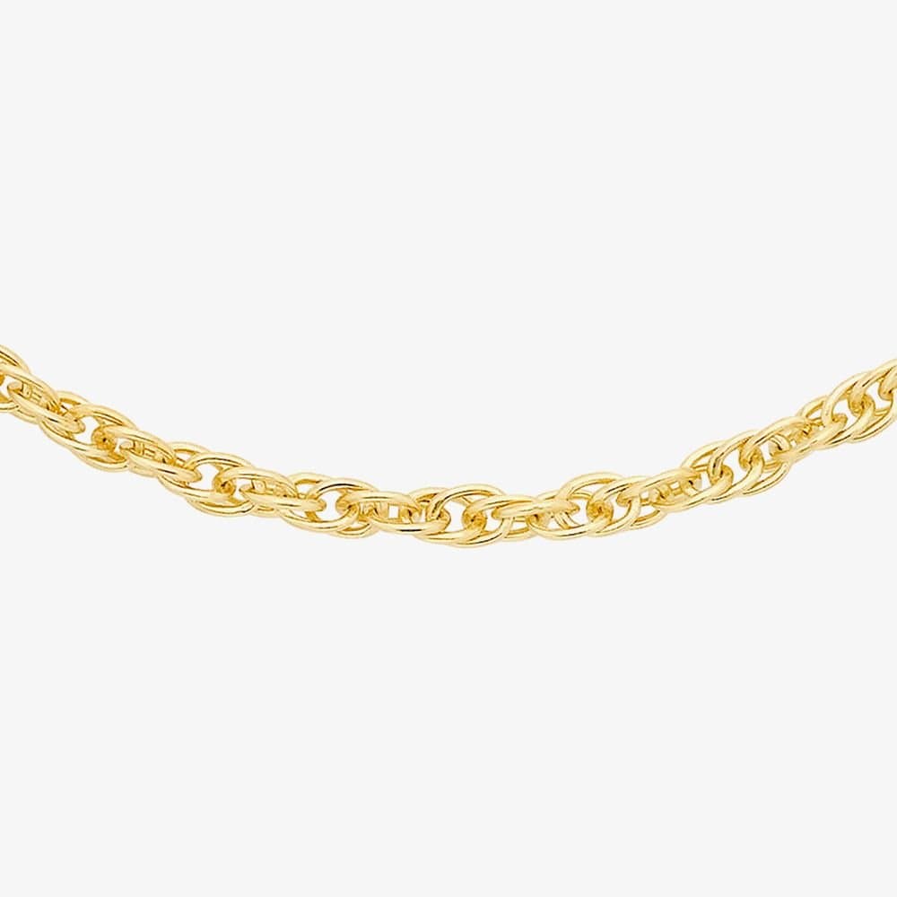 T.H.Baker T.H.Baker Women's 9ct Yellow Gold 46cm Prince of Wales Chain Necklace 1.12.1104-46