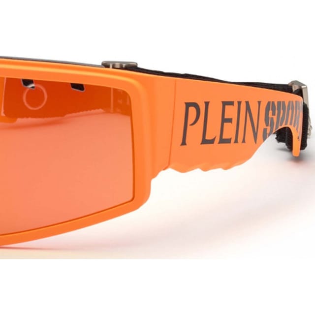 Plein Sport Plein Sport Men's SSP007-99B55A Square/Rectangle Sunglasses in Orange - 2