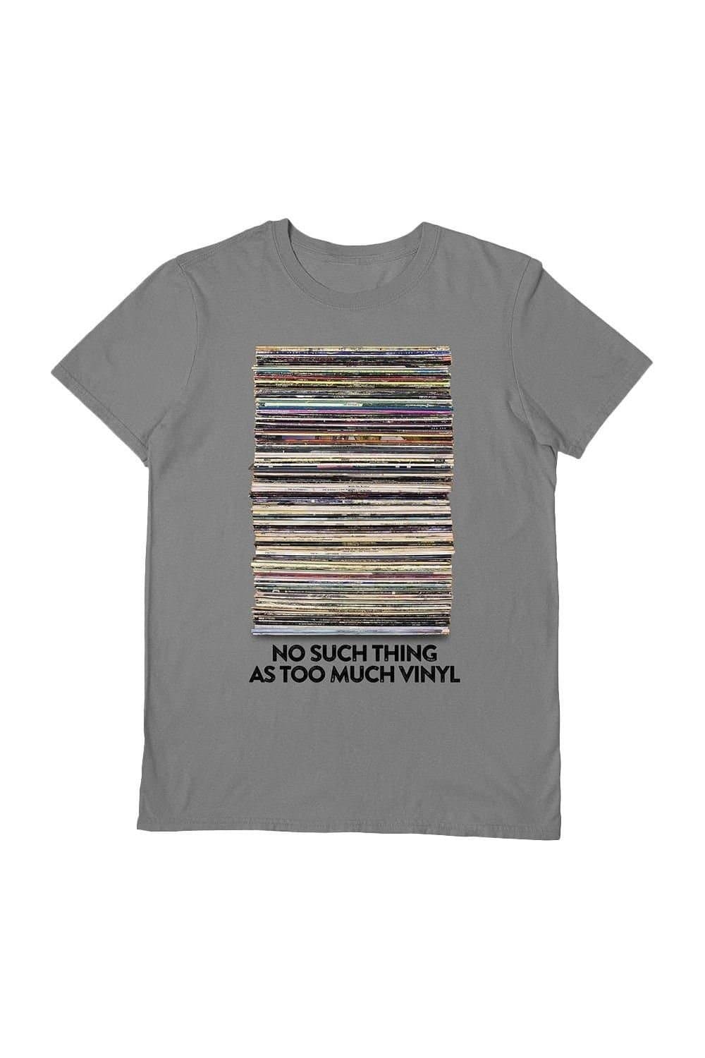 Pyramid International Pyramid International Men's Too Much Vinyl T-Shirt in Grey