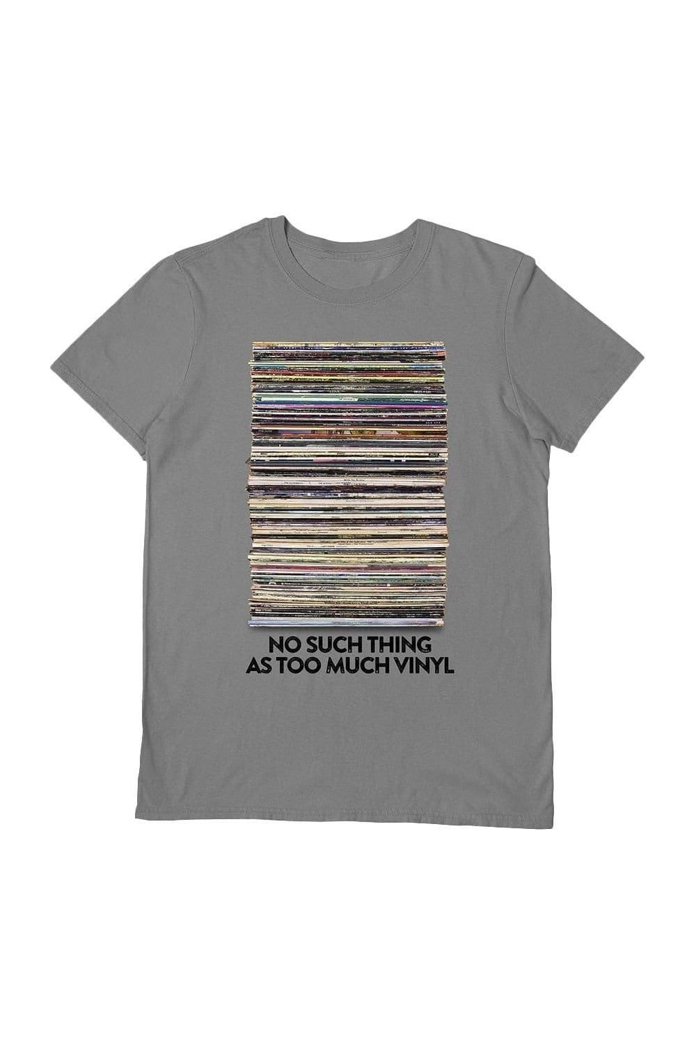 Pyramid International Men's Too Much Vinyl T-Shirt in Grey