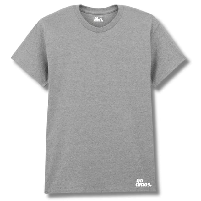 No Chaos No Chaos Men's Logo 3 Pack T-Shirts - White/Grey/Black - 3