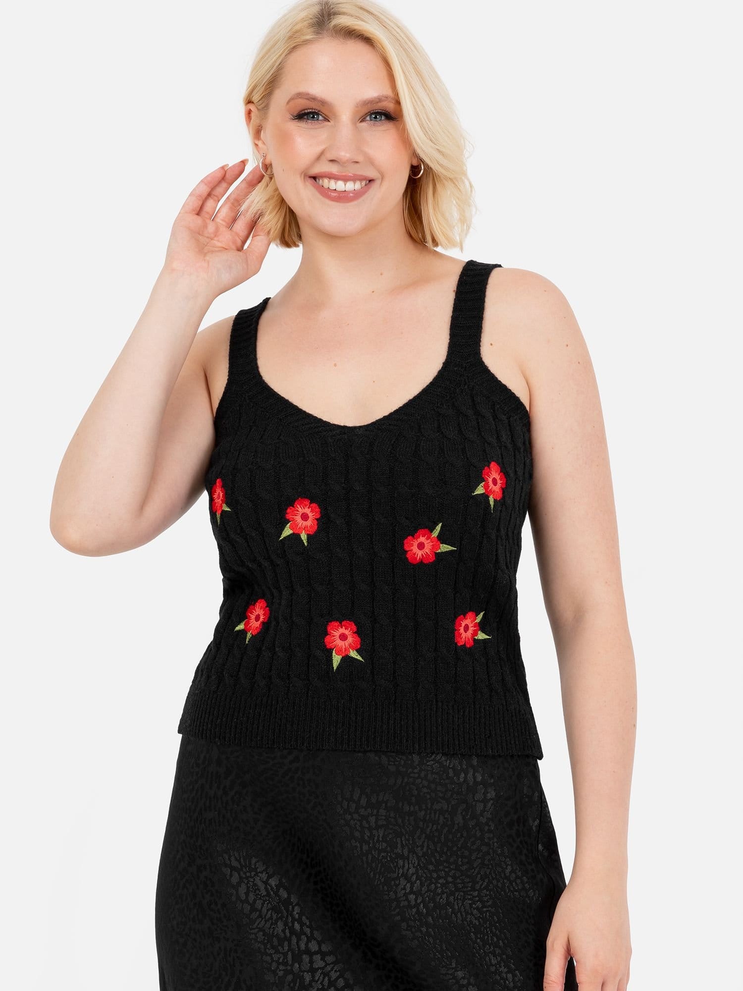 Lovedrobe Lovedrobe Women's Floral Cardigan Crop Top Set - 4