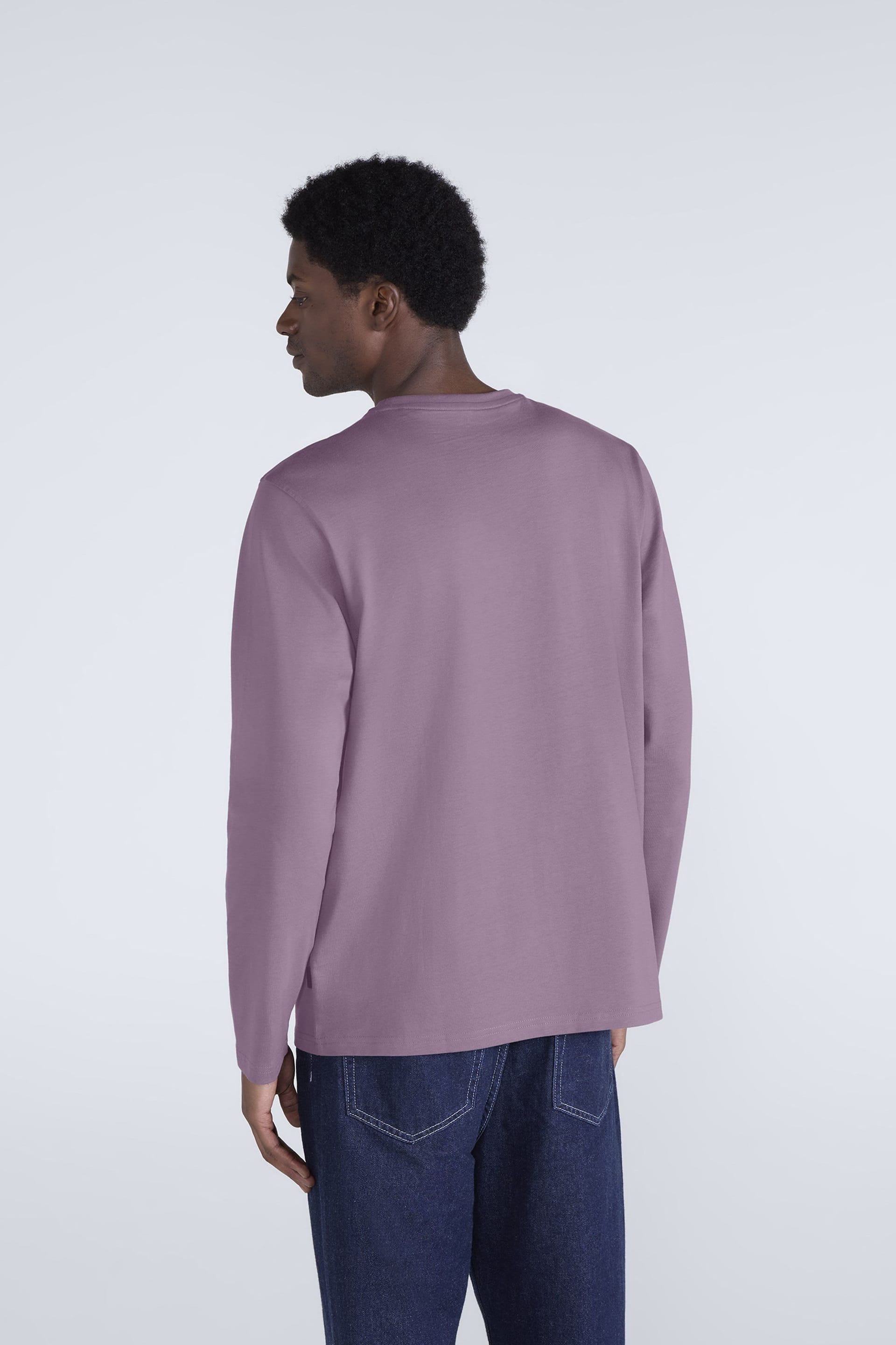Animal Animal Men's 'Otis' Comfortable Lightweight Top Casual Long Sleeve Outdoor T-Shirt in Purple - 4