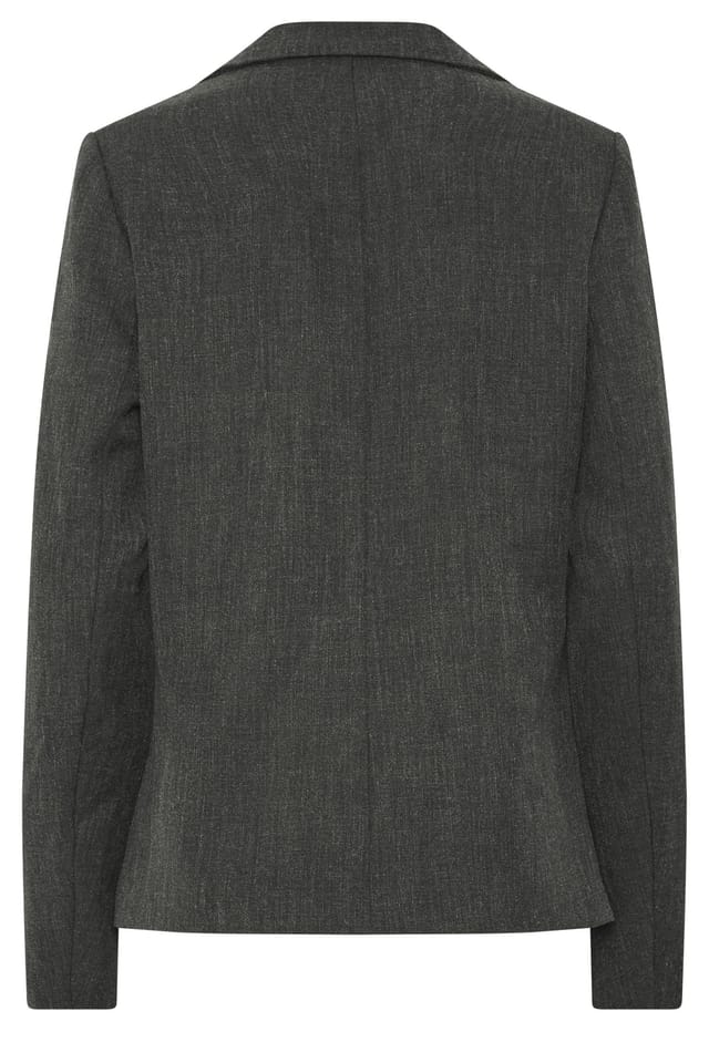 Long Tall Sally Long Tall Sally Women's Tall Button Blazer in Grey - 3
