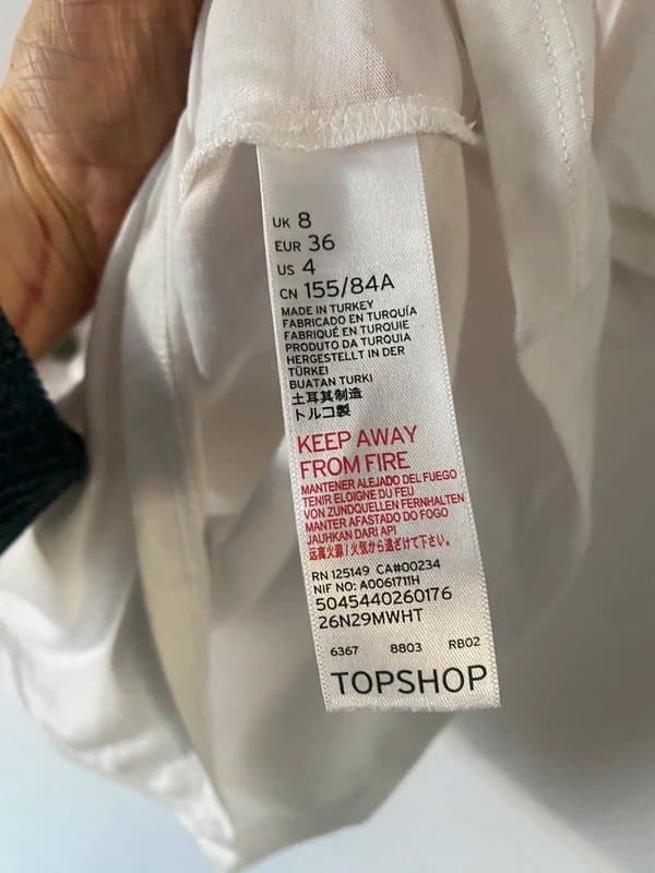 Topshop White embroidered flower Topshop Petite tshirt 8
