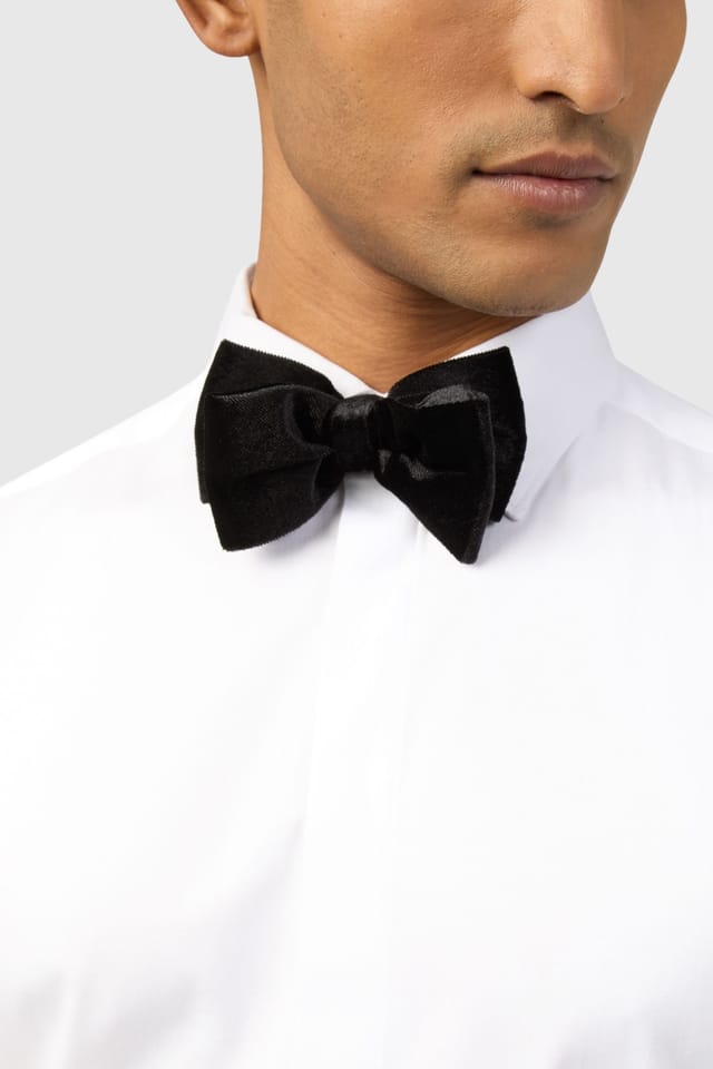 Ted Baker Ted Baker Men's Slim Fit Stretch Evening Shirt in White - 3