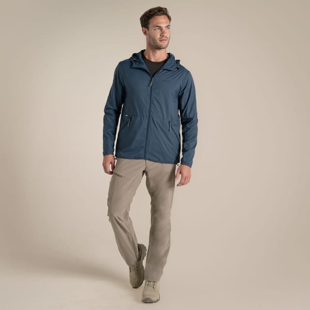 Craghoppers Craghoppers Men's NosiLife Ovis Reversible Insect-Repellent Water-Repellent Jacket in Navy - 3