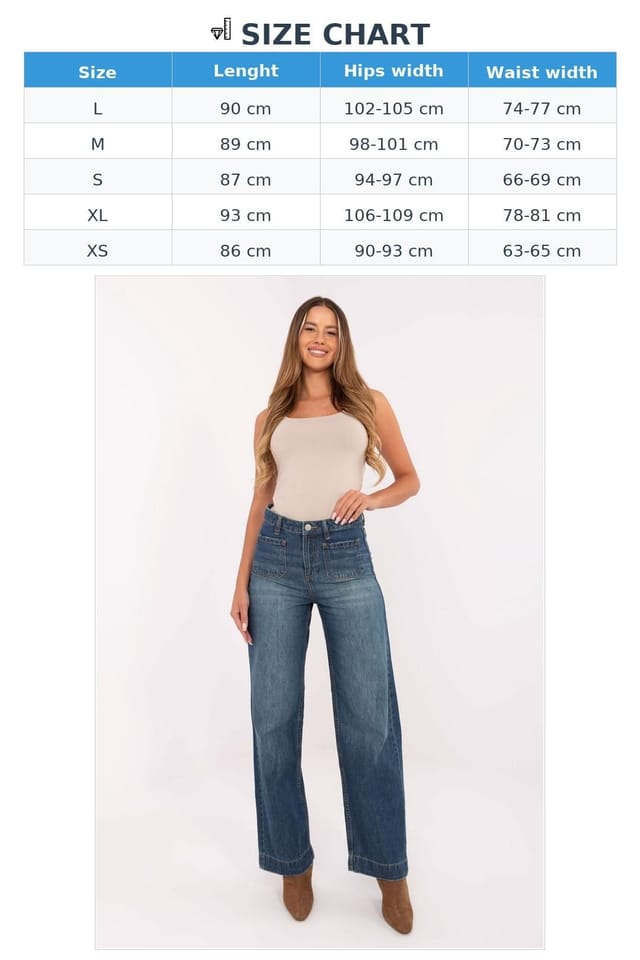 Love Lace Love Lace Women's High Rise Relaxed Fit Straight Jeans in Blue - 3