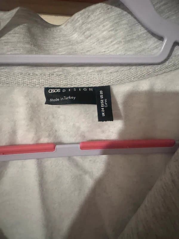 ASOS ASOS Grey quarter zip jumper