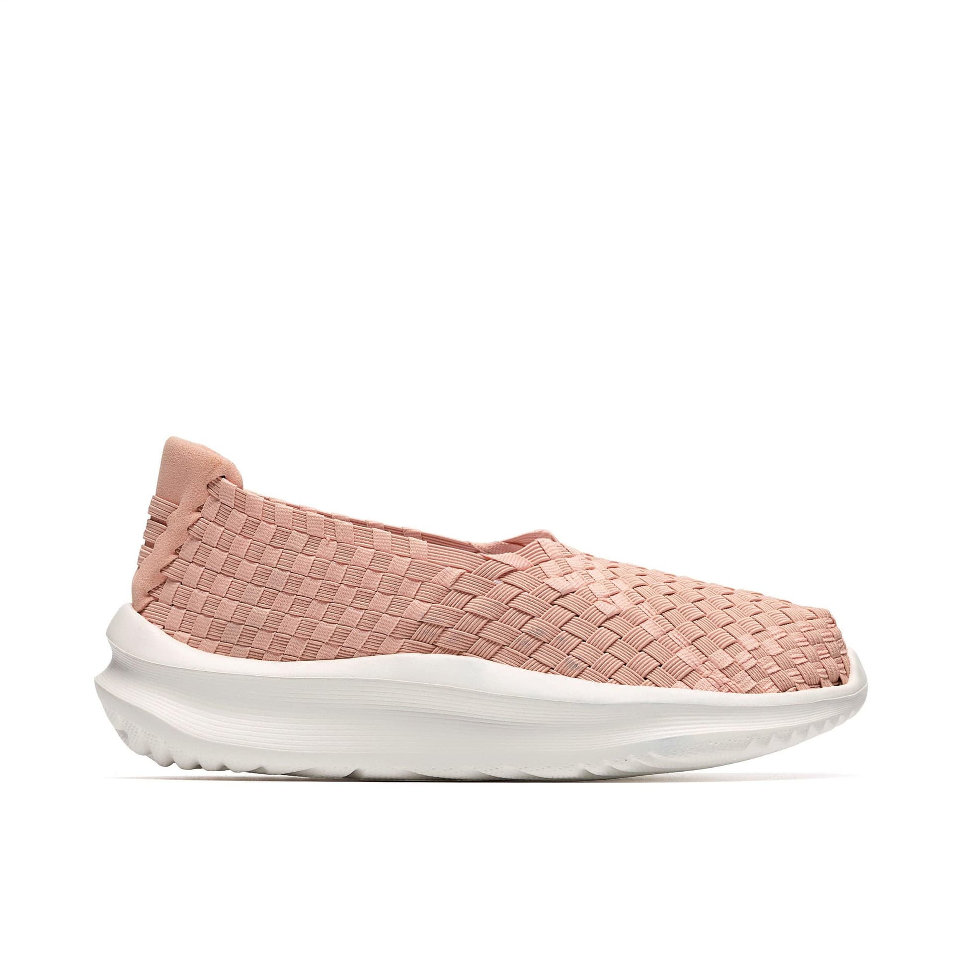 Clarks Clarks Women's Solevana Weave Pale Peach Slip Ons in Pink