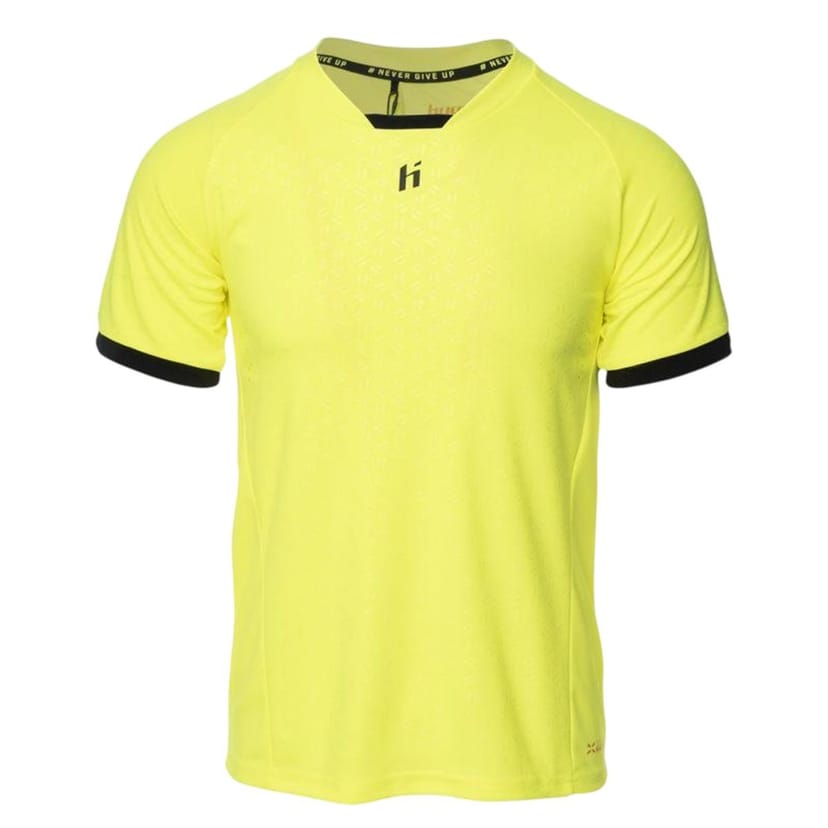 Huari Huari Men's Rosario Logo T-Shirt in Yellow - 1