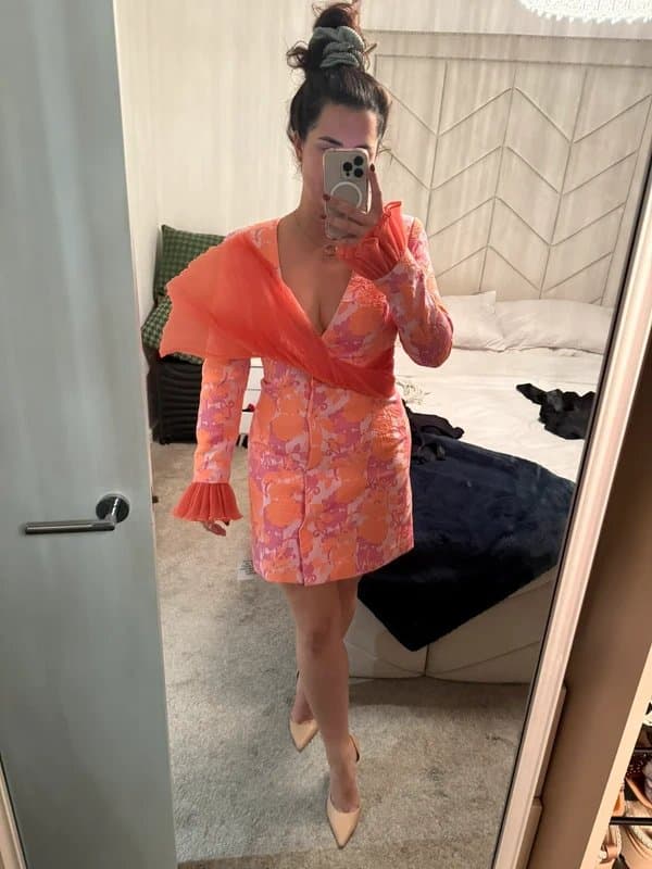 ASOS Asos Luxe plunge blazer dress