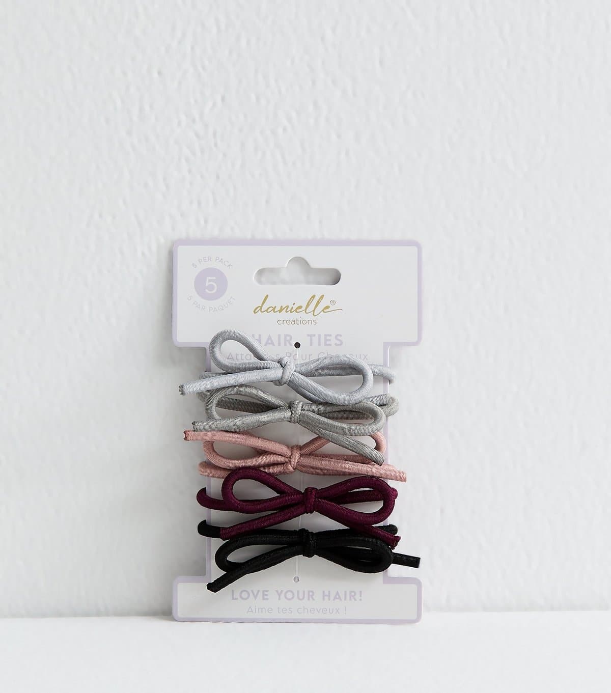 Danielle Creations Multi Coloured Bow Hair Ties Danielle New Look