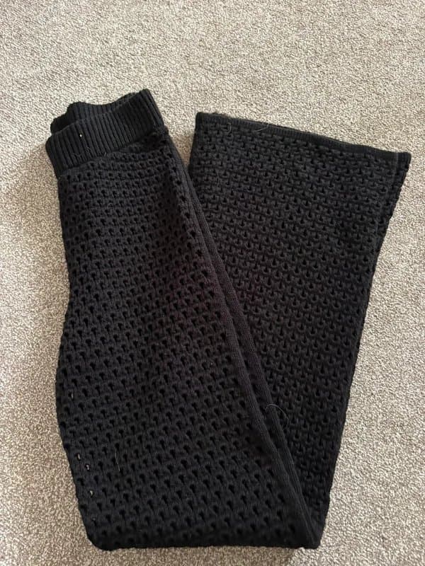 ASOS ASOS crochet bell trousers