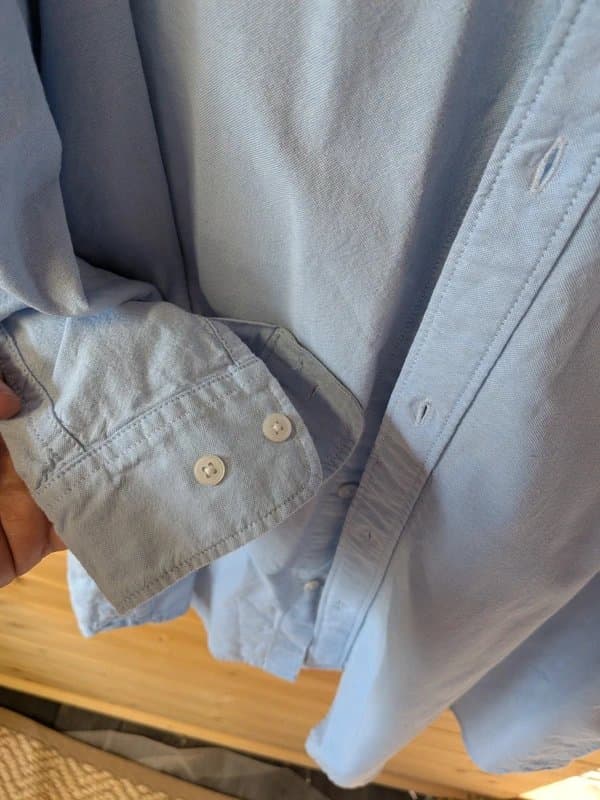 Marks & Spencer Size 2 XL marks and Spencer pale blue long sleeve shirt