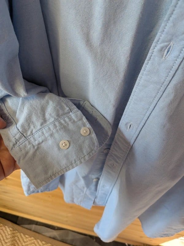Marks & Spencer Pale Blue Long Sleeve Shirt Size 2 XL