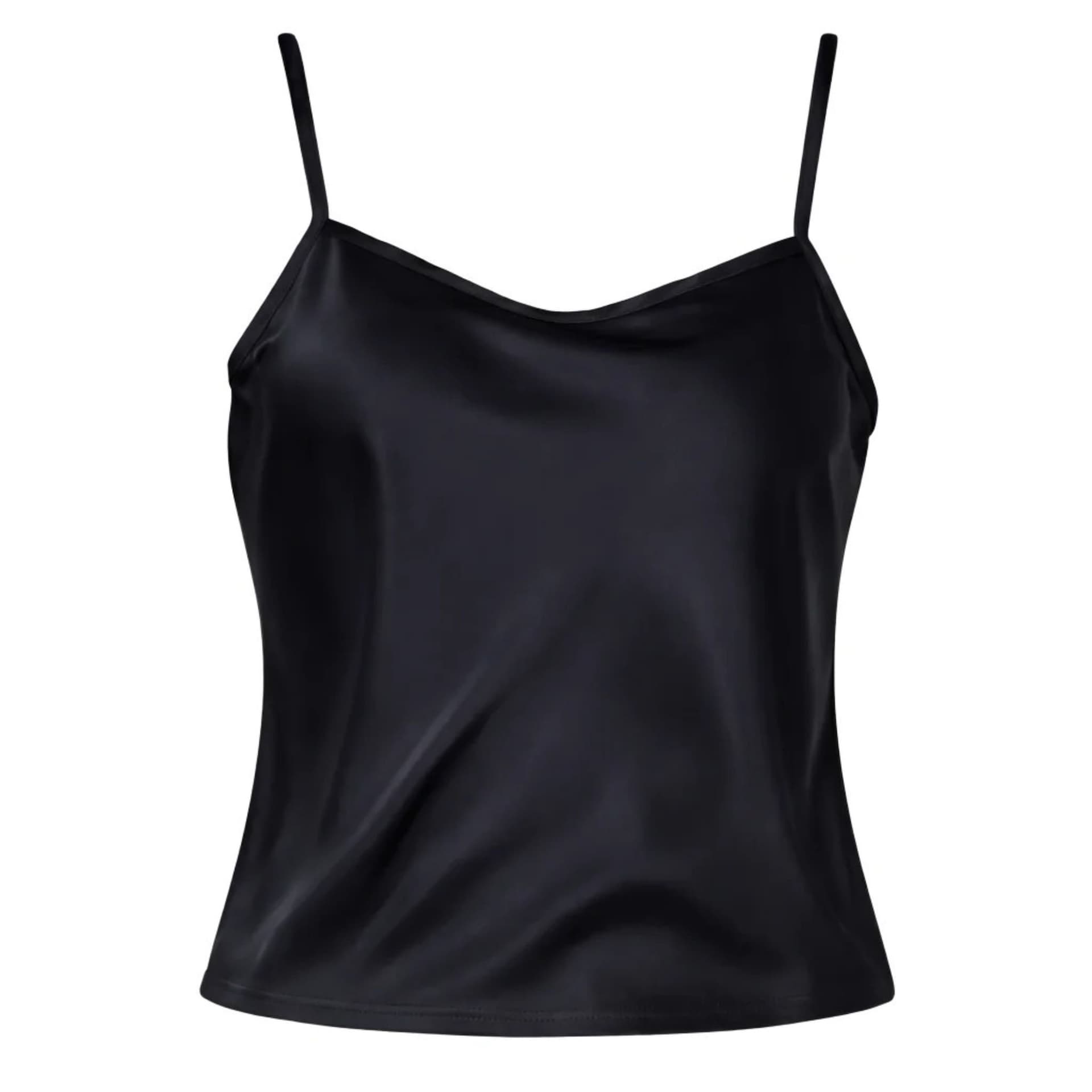 Zafur official Zafur Official Black Satin Camisole
