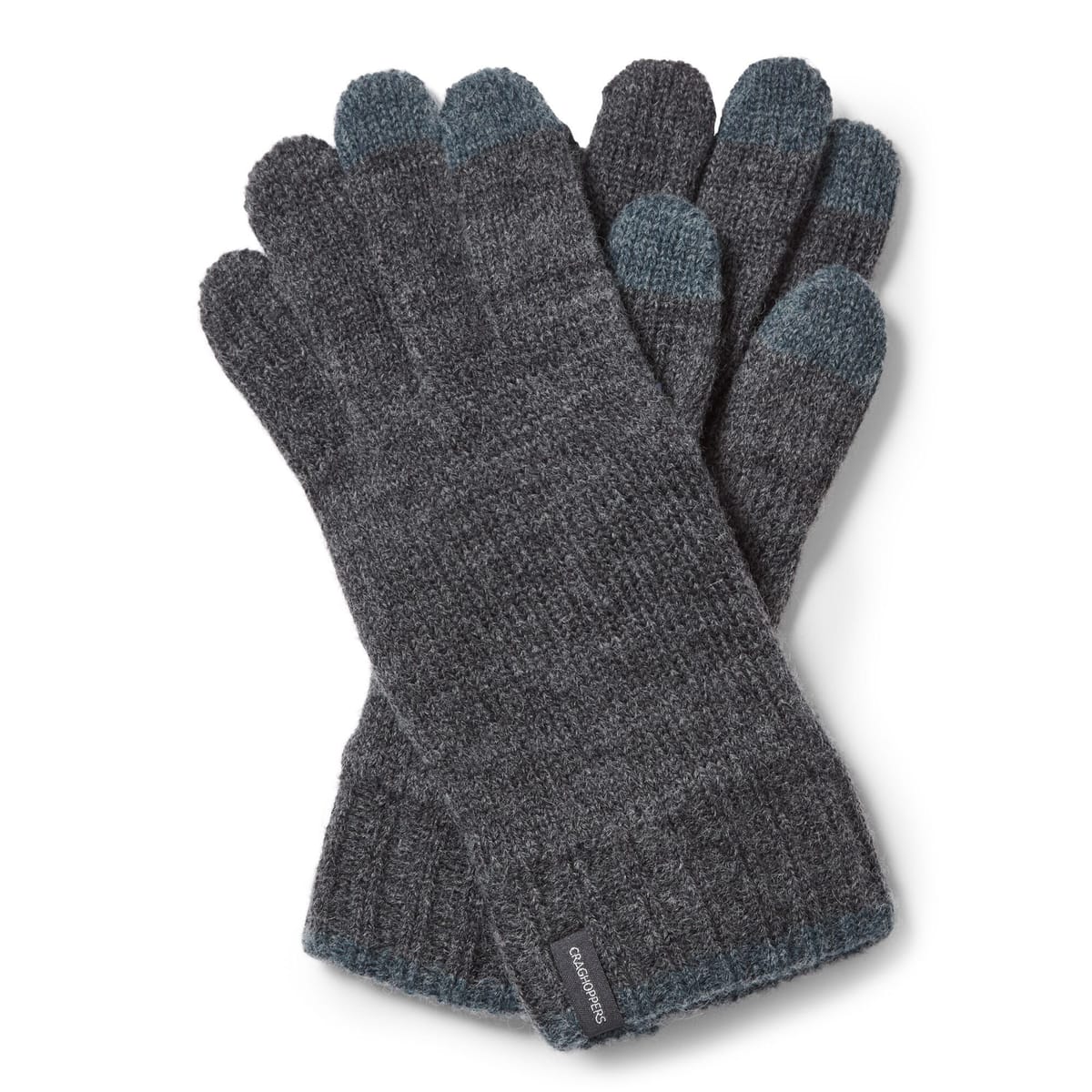 Craghoppers Craghoppers Men's 'Gallus ' Insulated Knit Gloves in Black - 1