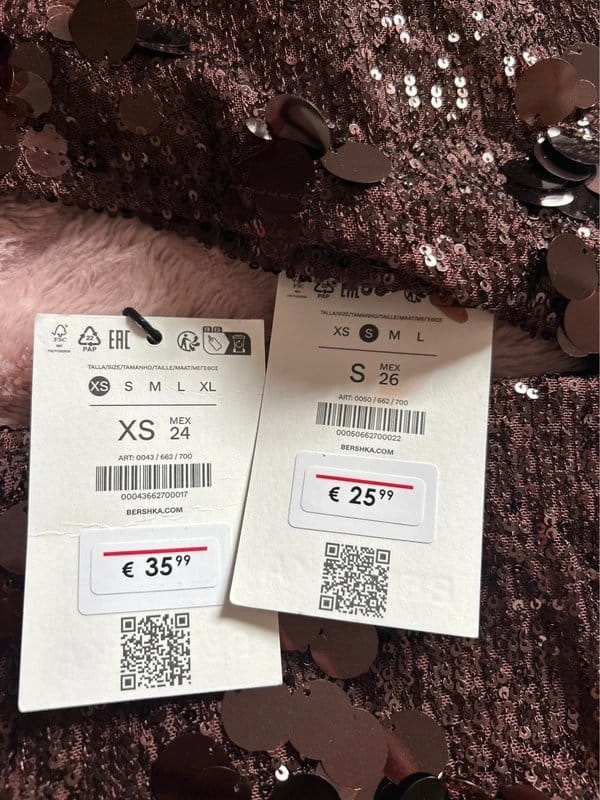 Bershka Brown Sequin Co-Ord Set