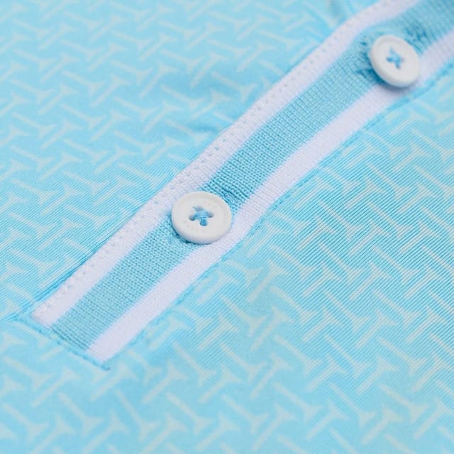 Ted Baker Ted Baker Men's Parre Golf Polo Shirt in Light Blue - 3