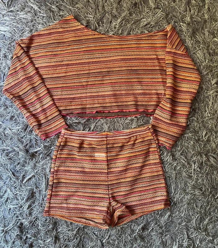 Shein Crotchet beach cover-up