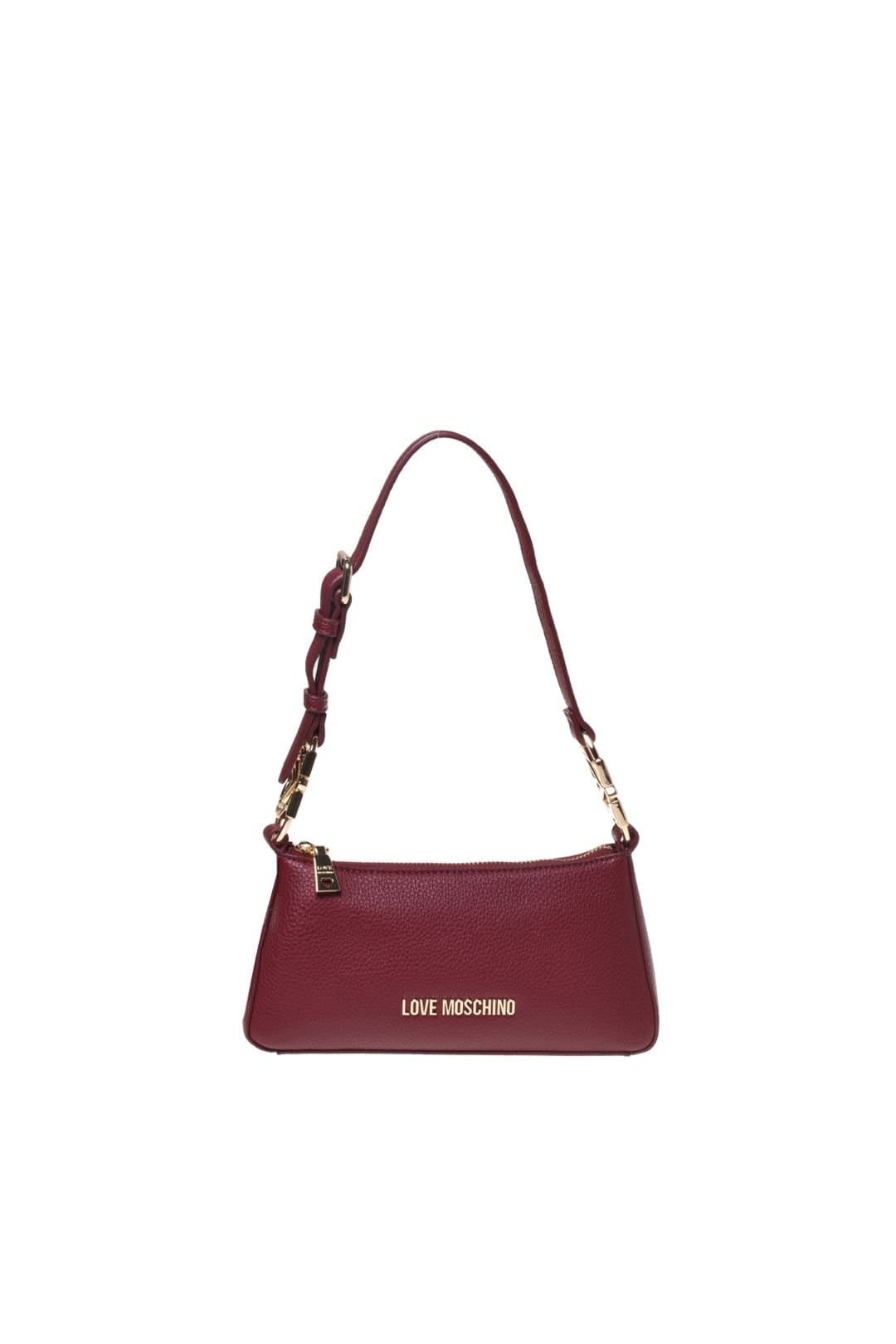 Love Moschino Love Moschino Wine Jewel Croco Shoulder Bag