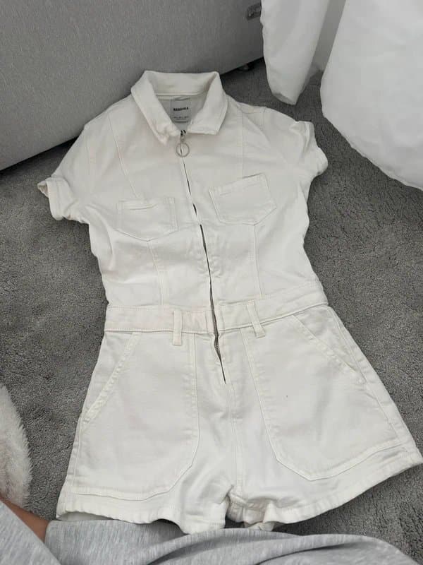 Bershka Bershka denim jumpsuit