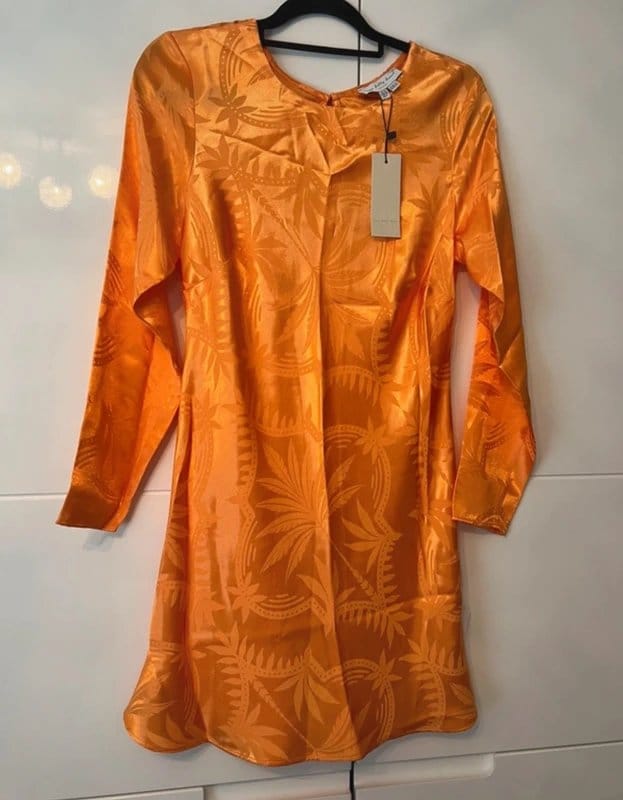 Never Fully Dressed Never fully dressed Apricot Palm Mini Soho Dress - 1