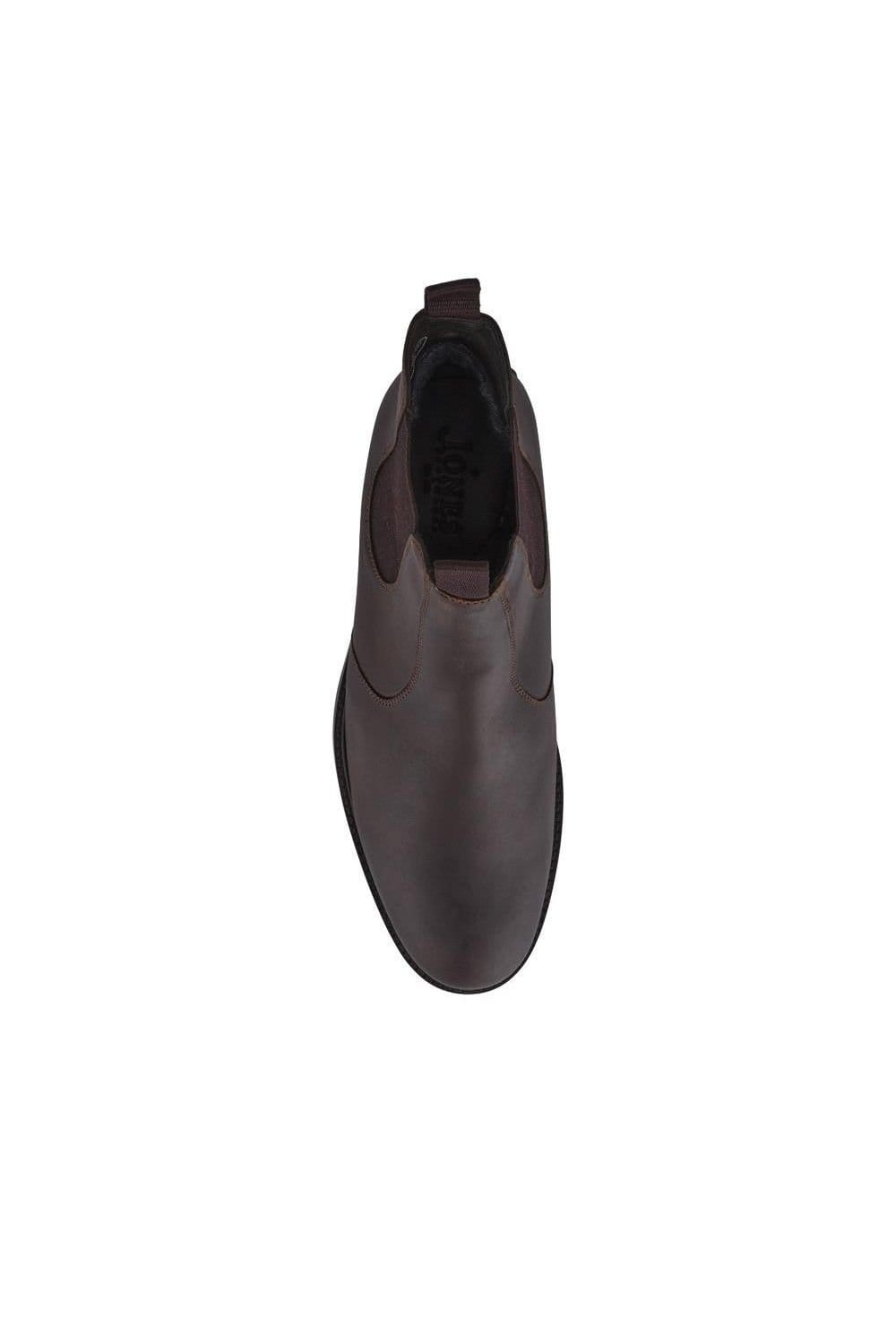 Jones Bootmaker Jones Bootmaker Men's Emile Wide Fit Leather Slip-On Boots in Dark Brown - 4