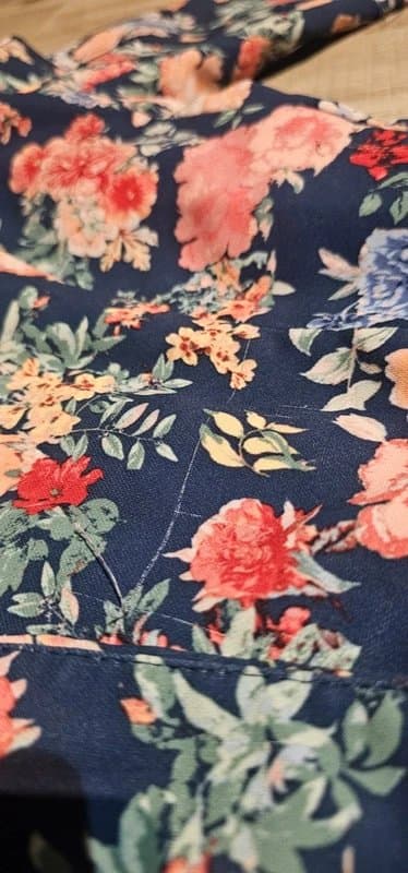 Bershka Bershka Floral Blazer Jacket Size M Navy Blue Flower Print