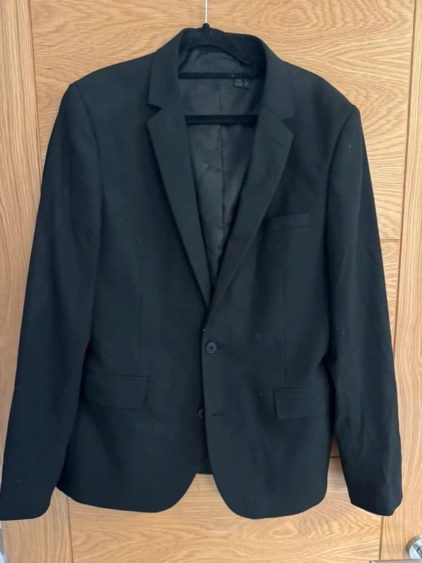 ASOS Men Black Tailored Blazer Jacket – Smart Formal