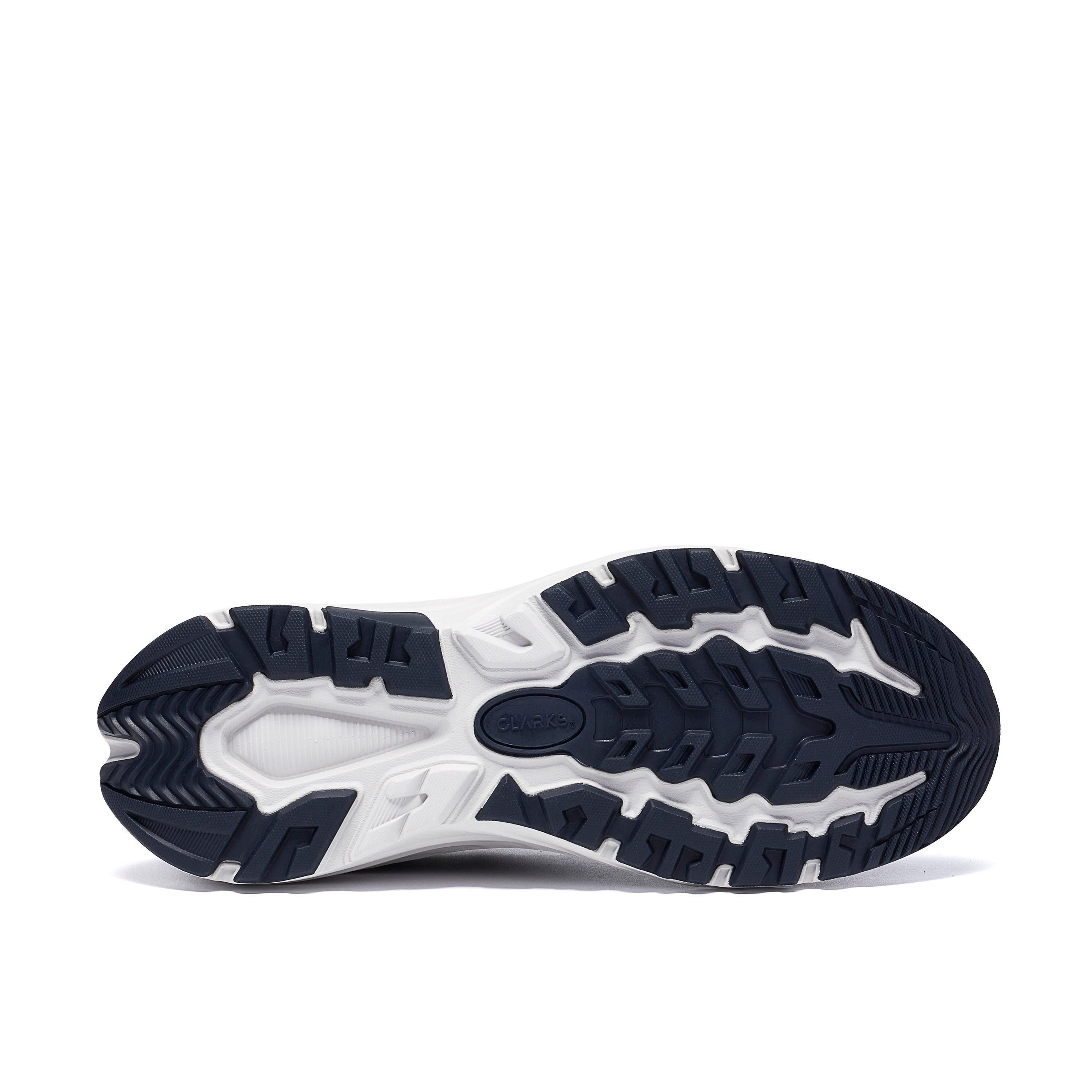 Clarks Clarks Men's Enford Walk Navy Combination Trainers, Lace Up in Blue - 3