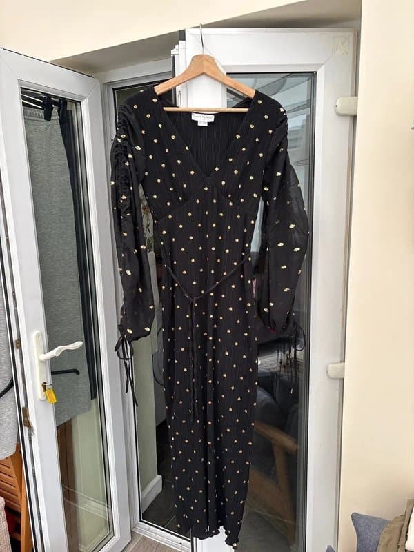 Never Fully Dressed Never fully dressed black midi dress