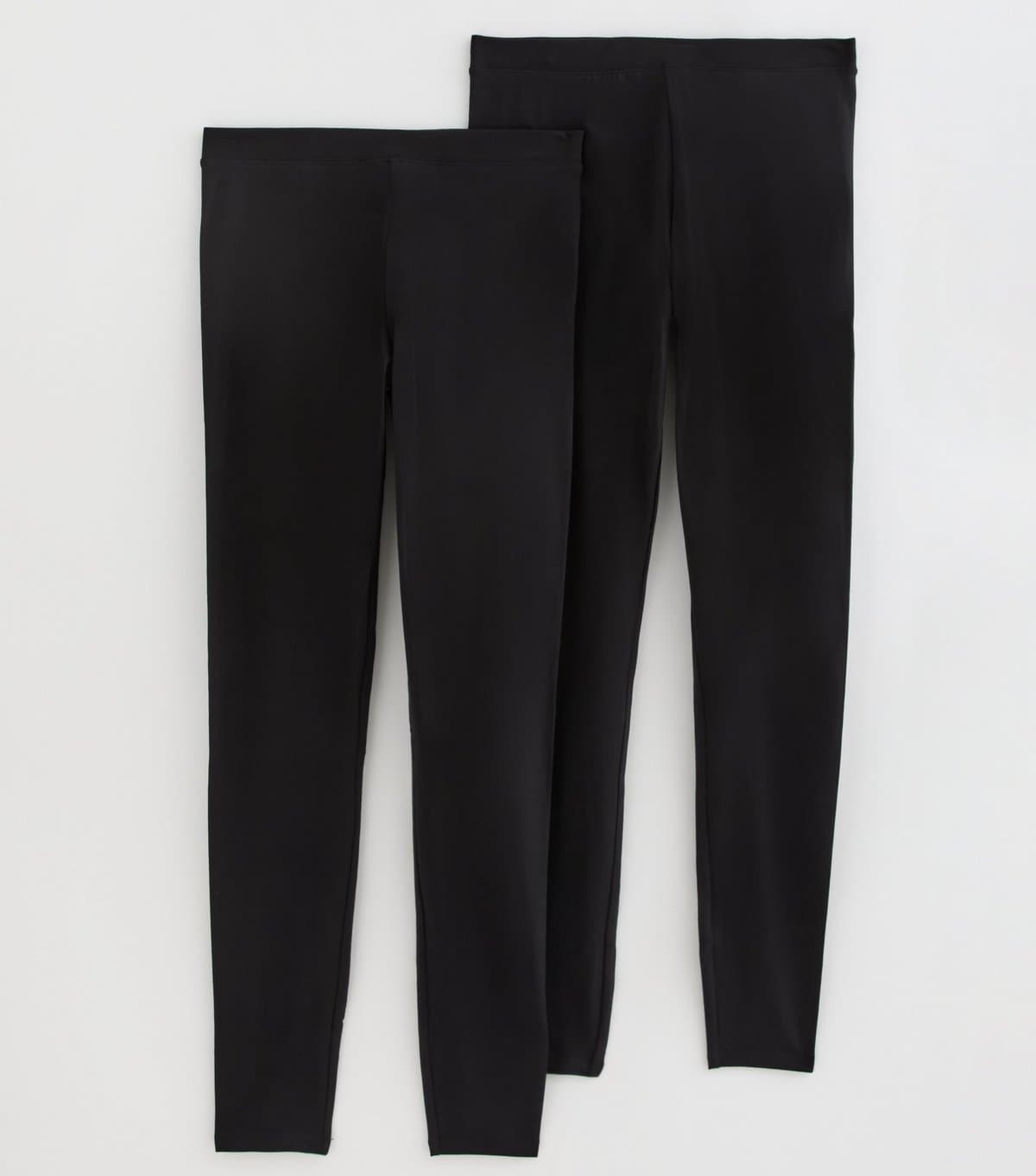 New Look New Look Black Pack Of 2 Tall Leggings