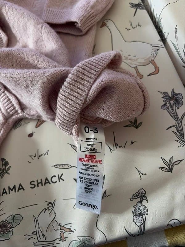 George George - Lila button up footless baby grow