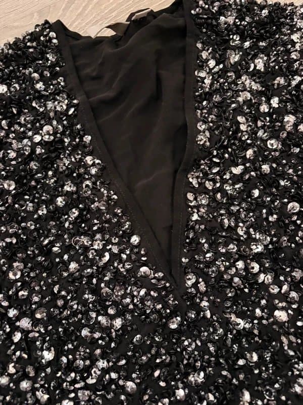 ASOS ASOS black sequin leotard top 16