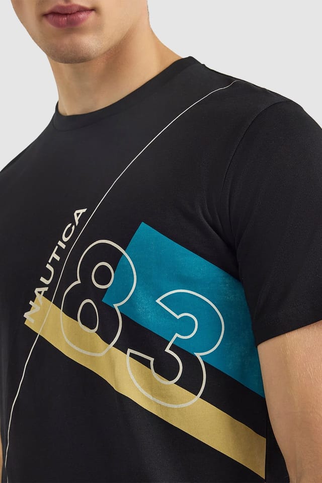 Nautica Nautica Men's Kaiwi SS T-Shirt in Black - 3