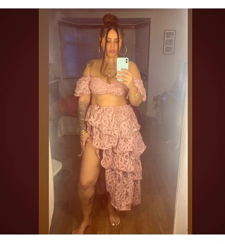 Asos luxe Bardot top and wrap maxi skirt co-ord