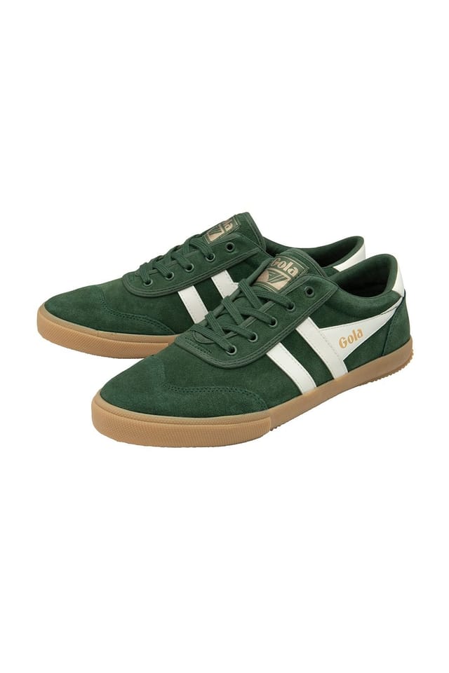 Gola Classics Gola Classics Men's 'Badminton' Suede Lace-Up Trainers in Green - 3