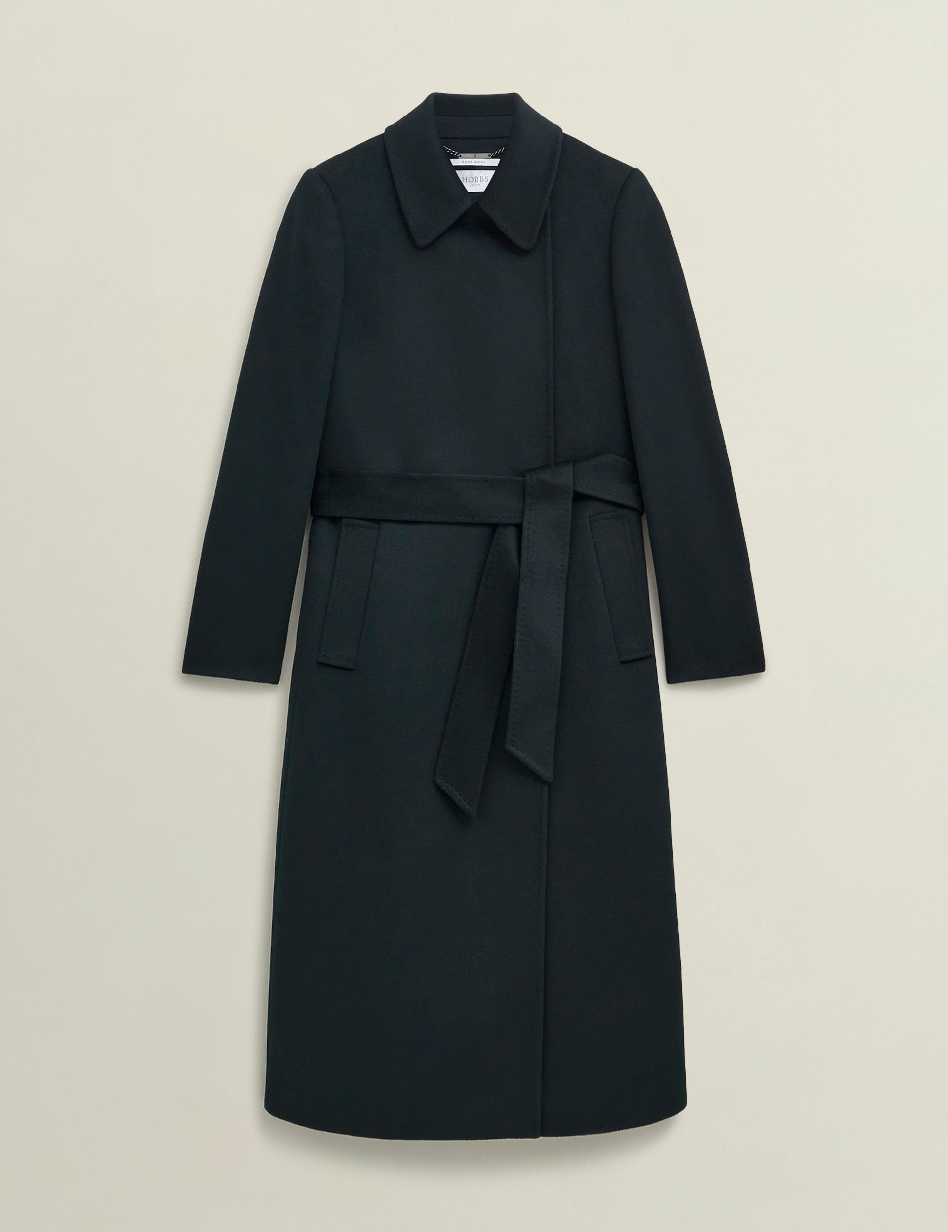 Hobbs London Hobbs London Women's Livia Coat in Bottle Green - 2