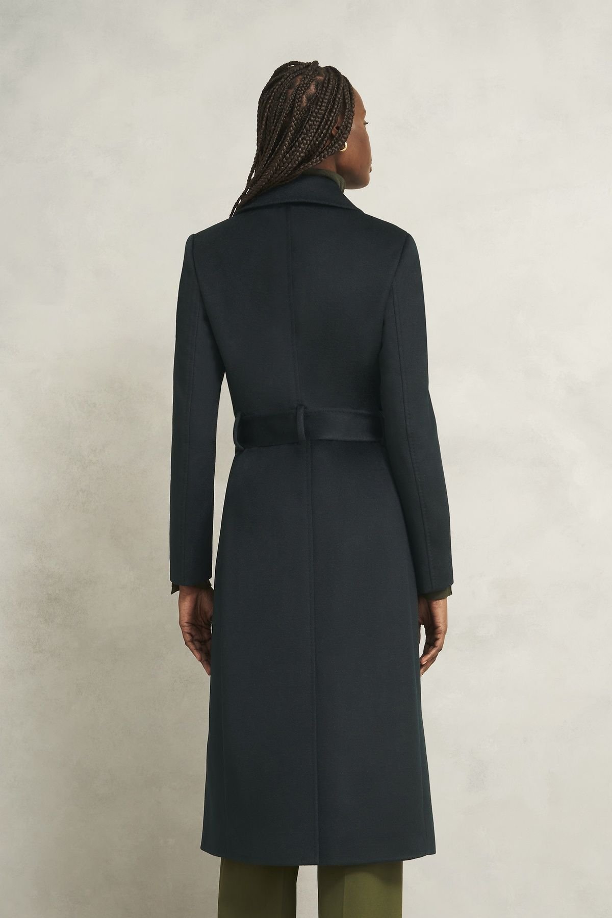 Hobbs London Hobbs London Women's Livia Coat in Bottle Green - 4