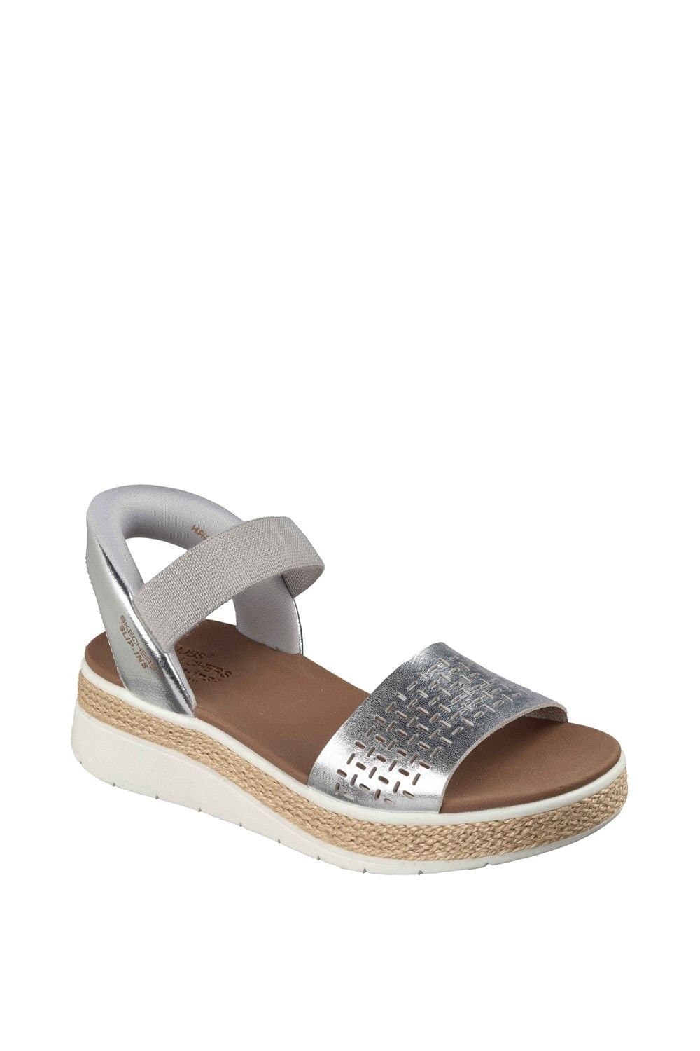 Skechers Skechers Women's BOBS Sun Ray Sandal in Silver