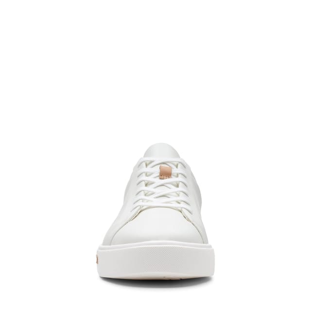 Clarks Clarks Women's Un Maui Lace White Leather Trainers - 3