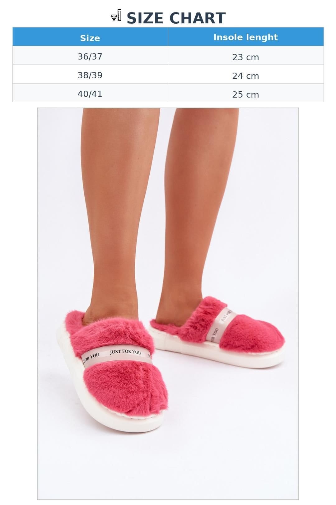 Love Lace Love Lace Women's Faux Fur Slippers with Thick Sole & Covered Toe Home Shoes in Pink - 4