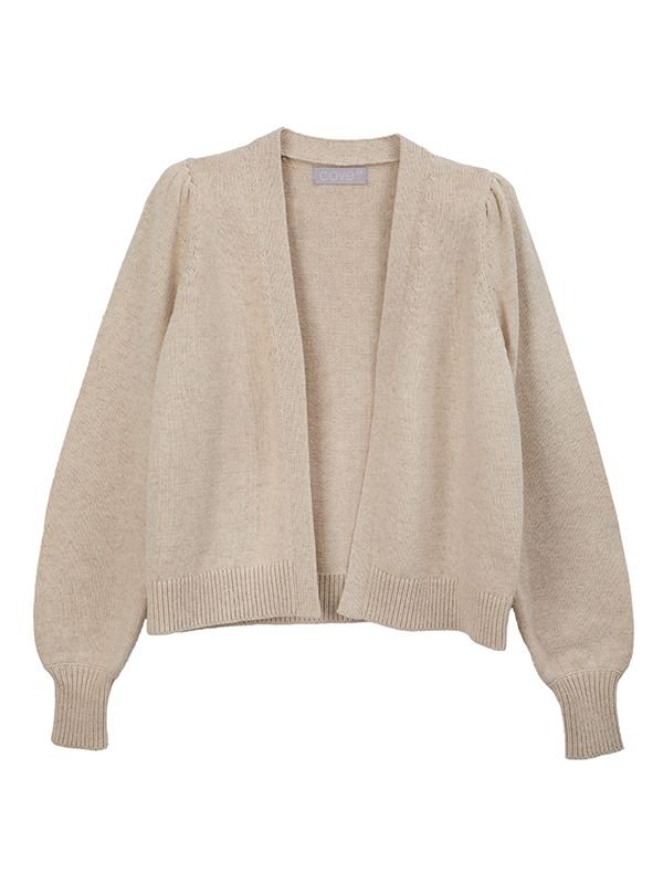 Cove Cove Women's Kaia Boxy Cardigan in Beige - 4