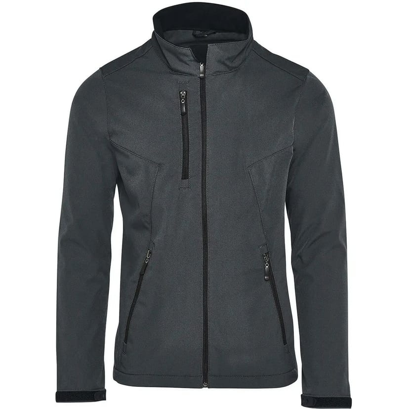 SG SG Men's Signature Tagless Soft Shell Jacket in Charcoal - 1
