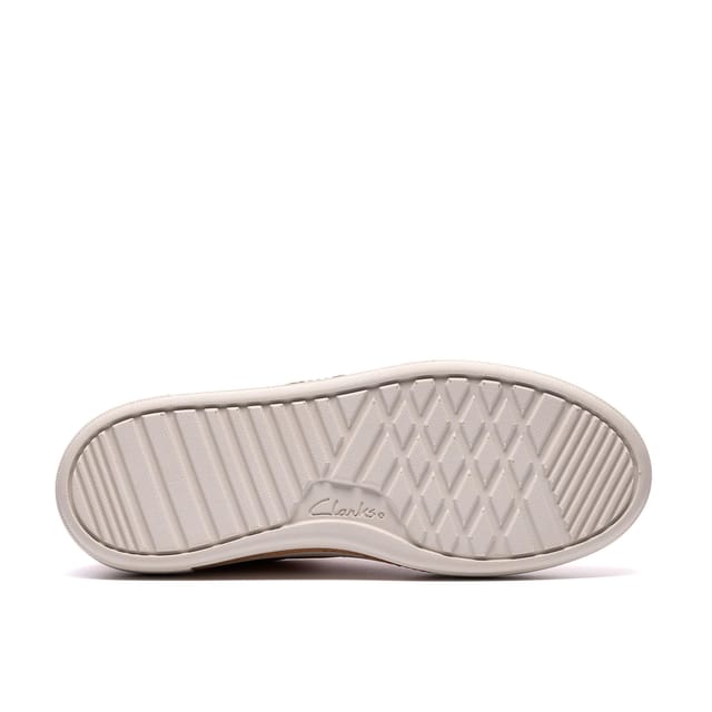 Clarks Clarks Women's Hollyrose Zip Light Pink Leather Trainers - 3