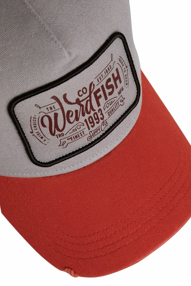 Weird Fish Weird Fish Men's Haywood Vintage Trucker Cap in Burnt Orange - 3