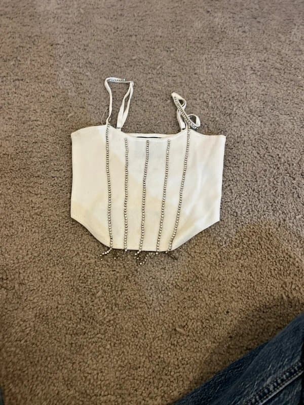Bershka Bershka white top